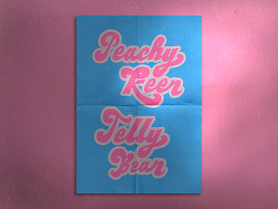 Jelly Bean Retro Poster