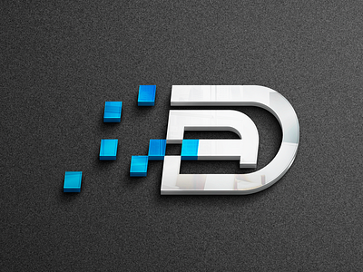 Digital company 3d adobeillustrator branding design fiverr flat icon illustration logo logo design logotype madeinfiverr minimal motion graphics ui vector