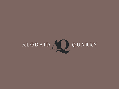 Alodaid Quarry concept adobe illustrator branding clean design flat icon identity identity design illustration illustrator logo logo a day logo design logotype marketing minimal negative space type typography vector