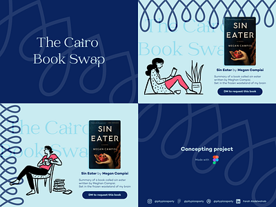 Cairo Book Swap Concepting