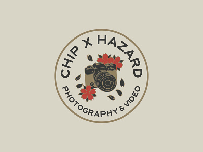 Chip X Hazard Photography & Video branding design illustration logo typography
