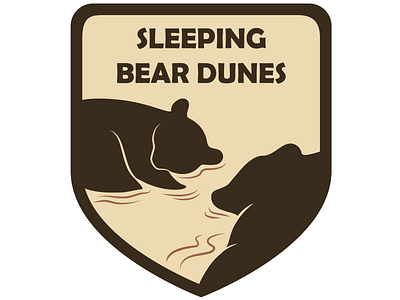 Sleeping Bear Dunes Logo dailylogo dailylogochallenge dailylogodesign logo national park sleeping bear dunes