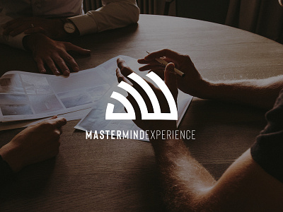 The Mastermind Experience branding icon logo logo design simple vector