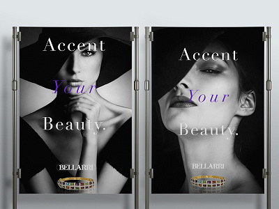 Accent Your Beauty black and white campaign design graphic design photography simple