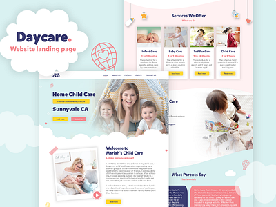 Home daycare website design