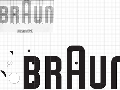 recreating the classic Braun logo