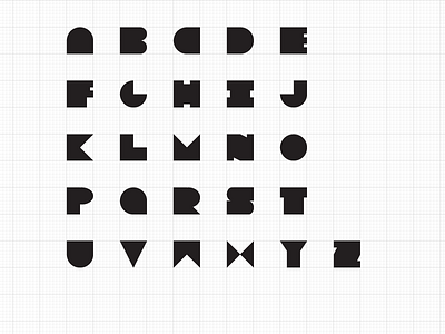 a quick alphabet lettering