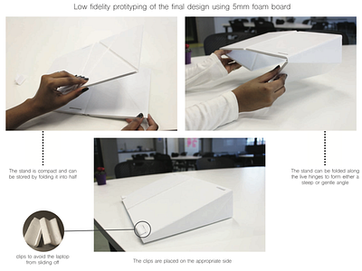 Laptop stand prototype