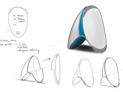 Initial Concept Development illustration industrialdesign iot product design render