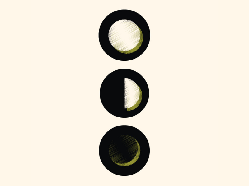 Moon Phase Icons By Wolf Wing Creative On Dribbble Moon Phase Icons By Wolf Wing Creative On Dribbble