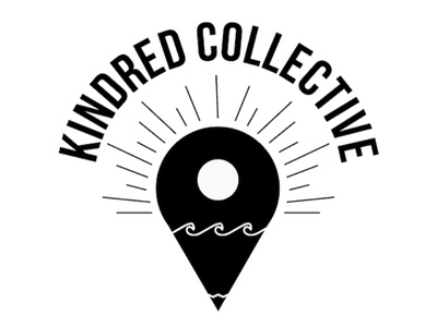 Kindred Collective blog branding design digital identity illustration illustrator logo minimal travel typography vector web website