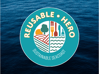 Sustainable Seacoast: "Reusable Hero" Sticker