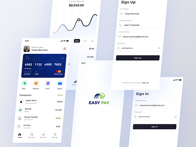 Easy Pay app project design