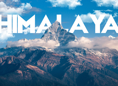 Himalaya art background design freelance graphic design graphics illustrator mountains wallpaper