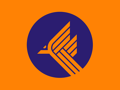 Falcon in Circle bird bird icon bird logo branding falcon icon design logo logo design
