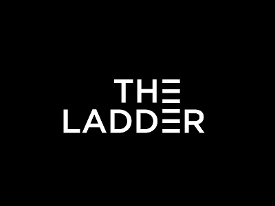 The Ladder black and white ladder logo logo design simple simple logo