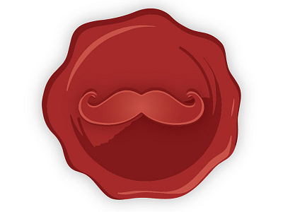 Moustache Wax Stamp