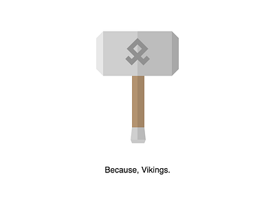 Viking Hammer in CSS css html viking weapon