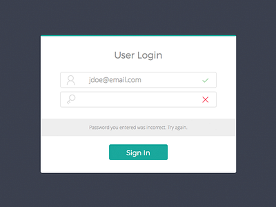 Login Form form login