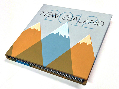 New Zealand Photo Album book bookbinding bookmaking design geometric graphic design photo album typography