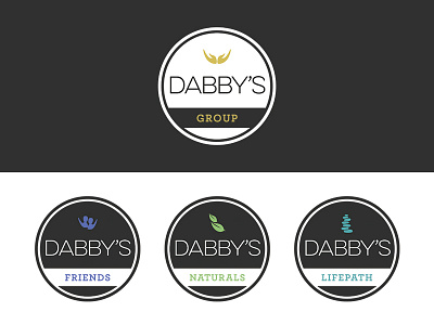 Dabby's Group Brand Identity dabbys group identity logo design