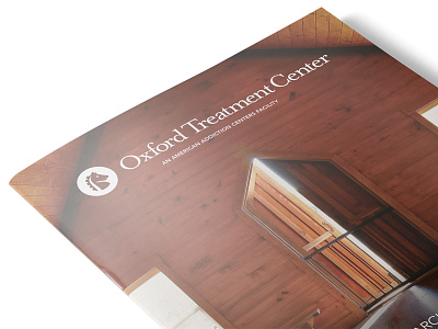 Oxford Treatment Center Brochure addiction treatment brochure corporate design layout rehab