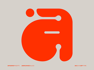 A — 36 Days of Type alphabet design icon letter letterform lettering logo logotype minimal modern modular monogram tech typeface typography