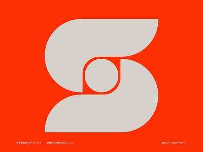 S — 36 Days of Type alphabet design icon letter letterform lettering logo logotype minimal modern modular monogram tech typeface typography