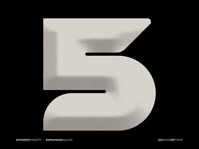 5 — 36 Days of Type alphabet design icon letter letterform lettering logo logotype minimal modern modular monogram tech typeface typography