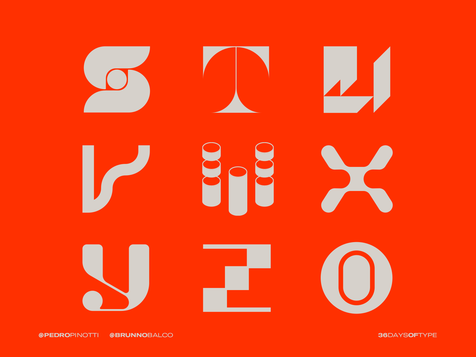 S to 0 — 36 Days of Type by Pedro Pinotti on Dribbble