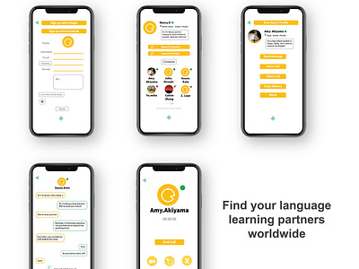 UI Design - Talk to Me application