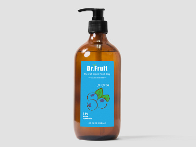 Packaging Design - Liquid Hand Soap (Blueberry)