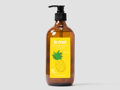 Packaging Design - Liquid Hand Soap (Pineapple)