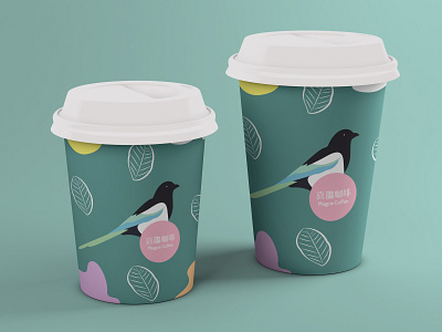 Packaging Design - Magpie Coffee branding design coffee coffee cup mockup design graphic design graphic design logo illustraion logo deisgn magpie packaging packaging design packaging mockup packagingdesign product design