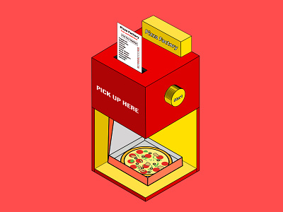 Illustration: Pizza Factory 3d illustration design graphic design graphic art graphicdesgn illustration illustration art packaging visual art