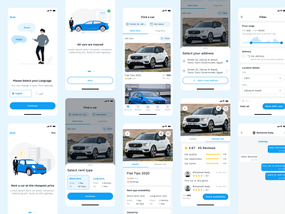 Car rental - mobile app