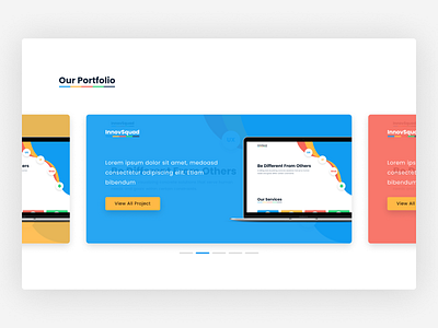 Our Portfolio section portfolio portfolio design ui ui ux design ux web web design