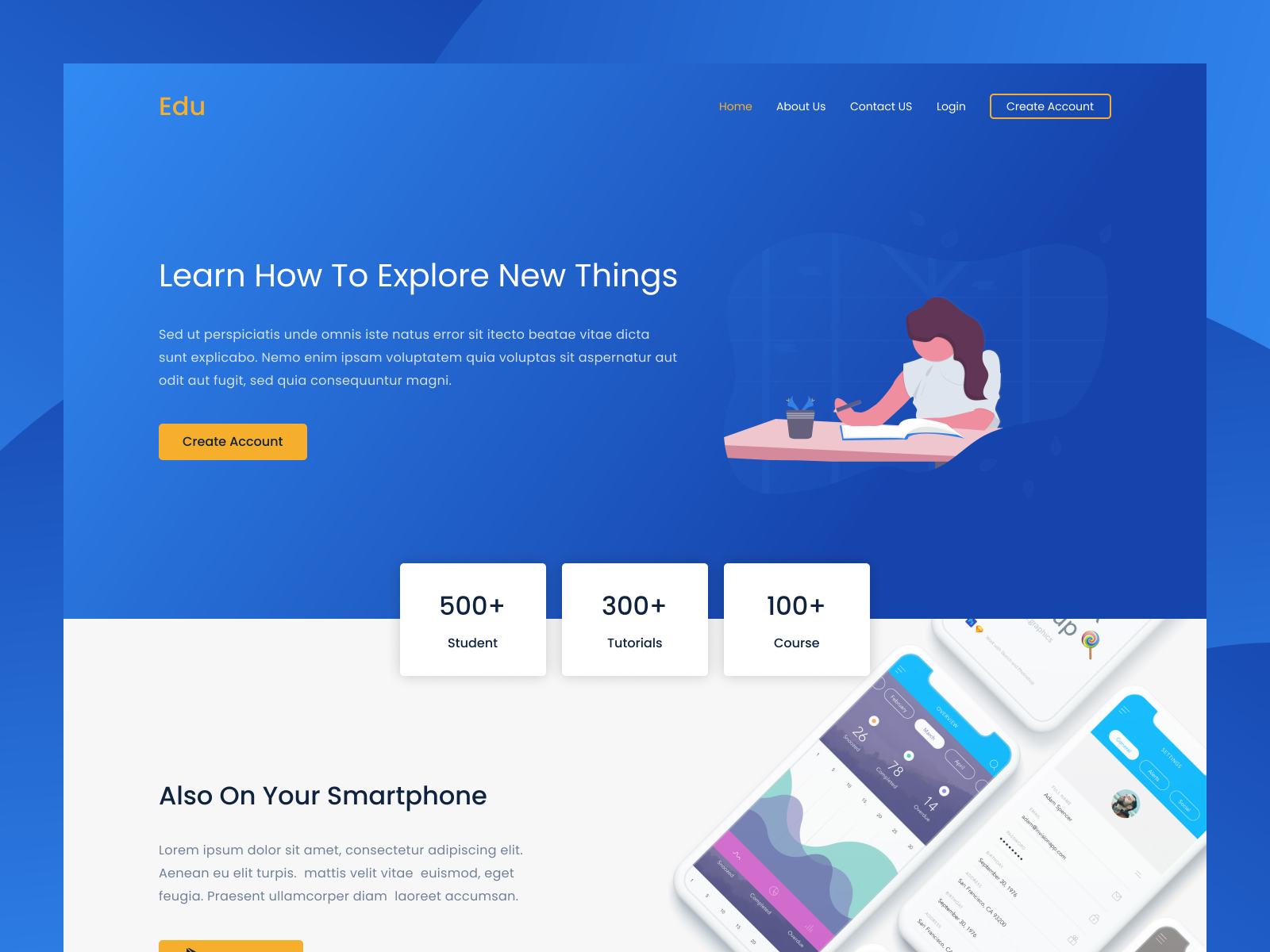 Edu - Online learning platform by Mohamed Nady on Dribbble