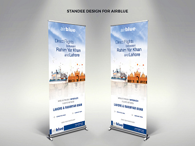 Standee Design For Airblue