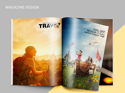 Travel Today Magazine Design branding campaign design magazine magazine ads ui