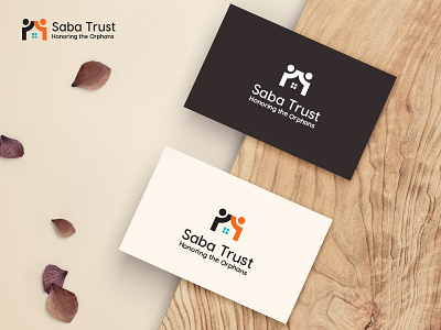 Saba Trust Logo Concept branding design icon illustration logo minimal typography vector