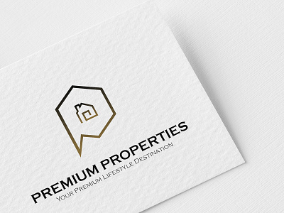 Logo Design for Premium Properties branding design illustration logo minimal typography ui vector