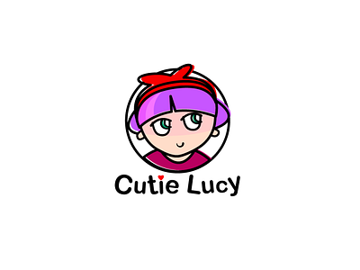 Cutie Lucy animation art design flat illustration illustrator logo ui ux vector