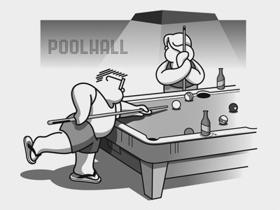 Pool beer billiard game pool