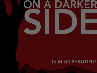 On a darker side art design paint