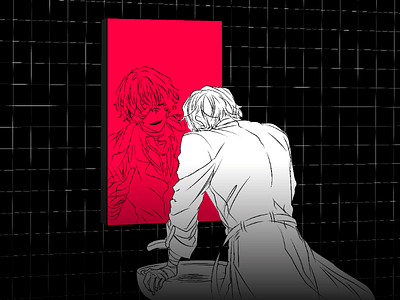 Anime illustration - Dazai illustration anime