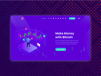 Crypto project landing page