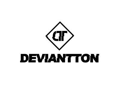 Deviantton logo design branding design dj logo music vector