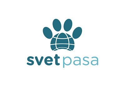 Svet pasa (dogs world) logo design branding design dogs illustration logo vector world