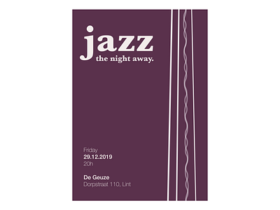 Jazz bassist blues contrabass design designer event branding event design event flyer illustration jazz music music art music artwork poster poster art posters purple strings